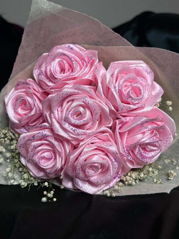 Satin Rose Bouquet - Image 5
