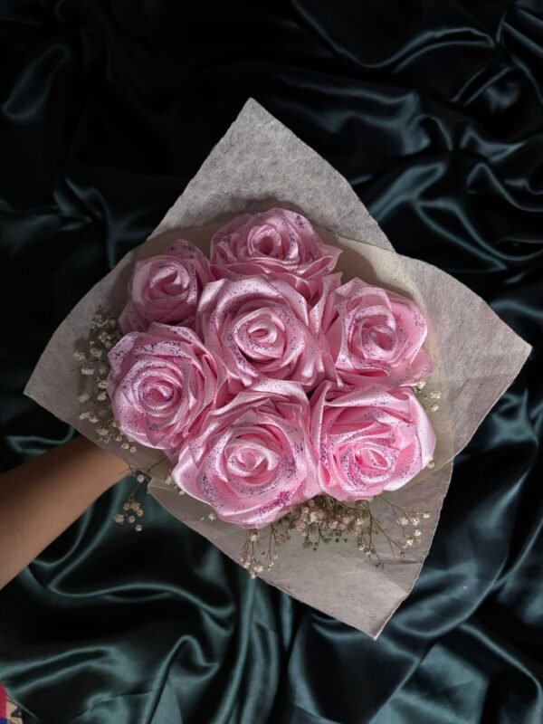 Satin Rose Bouquet - Image 4